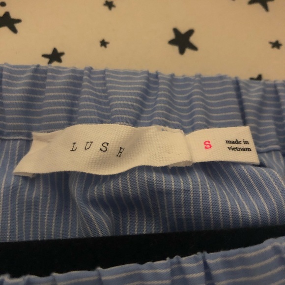 Lush Stripped Blue Dress - Picture 6 of 6